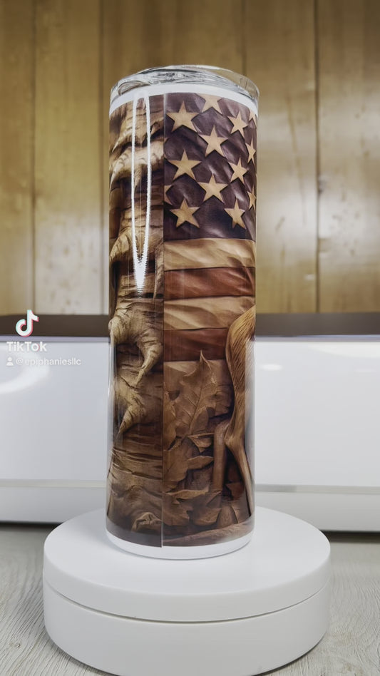 3D Deer Flag